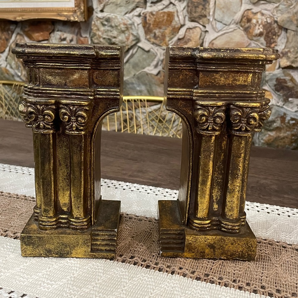 Vintage Column Bookends